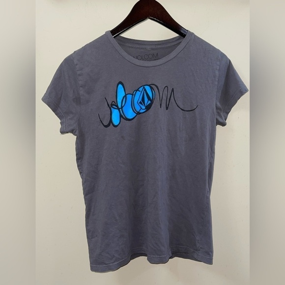 VOLCOM Short Sleeve Tee Shirt Women’s Size Large - Picture 1 of 4